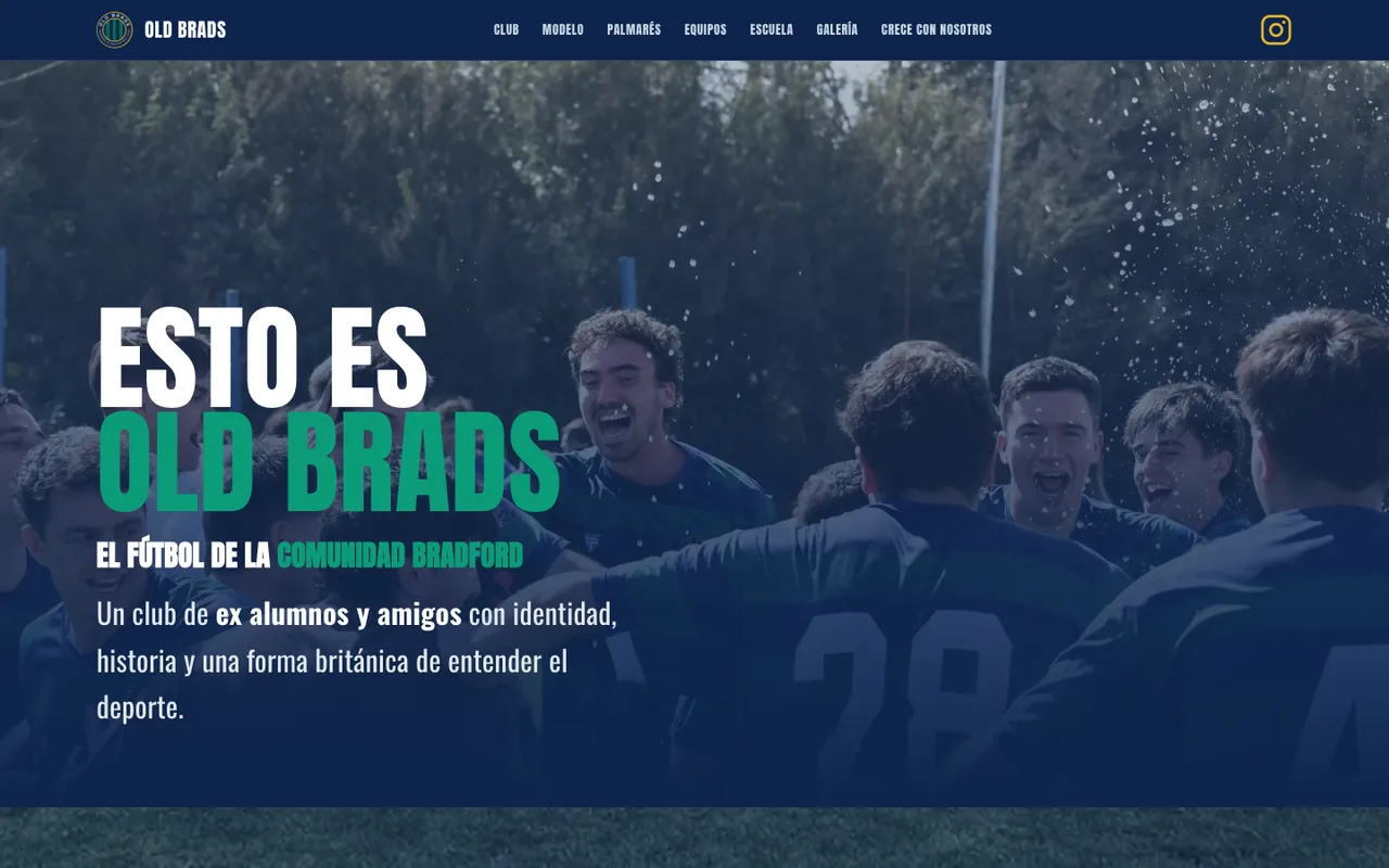 Screenshot of Old Brads FC